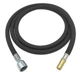 K-1219935-BC Hose Kit for Kohler Pull Down Kitchen Faucets with DockNetik Magnetic Docking System, Kohler Faucet Hose Replacement Part K-1304674-BC, 67-in Bright Chrome Finish