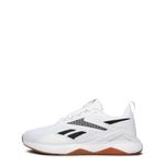 Reebok Men's Nanoflex TR 2.0 Sneaker, Footwear White/Core Black Rubber Gum-03, 7 UK