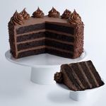 Carlo’s Cake Boss Chocolate Fudge Cake, Large 10” Size - Serves 10 to 12 - Birthday Cakes and Treats for Delivery - Ideal Gift for Women, Men and Kids - Baked Fresh Daily, Delivered Frozen in Dry Ice