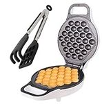Hong Kong Egg Waffle Maker and 8 Inches Mini Waffle Tongs by StarBlue