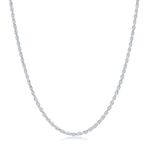 Sterling Silver Diamond Cut High Polished 1mm Italian Twisted Rope Chain Necklace 16"-24", sterling silver diamond velvet