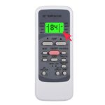 Replacement Air Conditioner Remote Control for Goodman Tgm Midea miller R51I4/BGE R51I4/BGCE UL-R51M/E R51I11/BGE R51L4/BGE R51/CBGE R51/CE R51M/E R51M/CE (B)