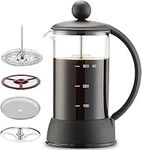 Easyworkz Eclipse 350ml French Press Coffee Tea Maker with Borosilicate Glass