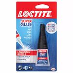 Loctite Super Glue Liquid Longneck Bottle, Clear Superglue, Cyanoacrylate Adhesive Instant Glue, Quick Dry - 0.18 fl oz Bottle, Pack of 6