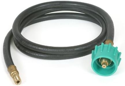 Camco 60" Pigtail Propane Hose Connector, Connects Propane Cylinder to a RV or Trailer Propane Regulator, Provides Thermal Protection and Excess Flow Protection (59193)