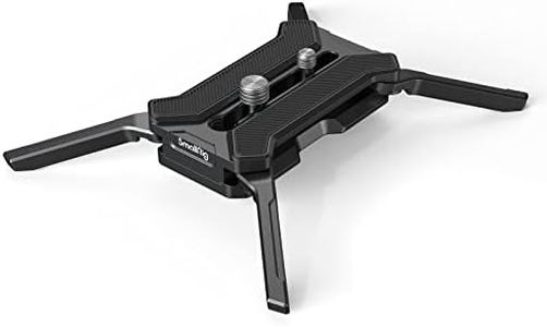 SMALLRIG Quick Release Plate for Arca-Type, Max. Load 44.1lb / 20kg, Foldable Quadruped Support for Camera Lenses Within 5.9inch / 15cm, Anti-Twist and Non-Slip Design - 3913