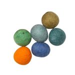 CAT CASPER Interactive Felt Balls Cat Toy Set 6: Engaging Fun for Your Playful Purr-FECT Companion!