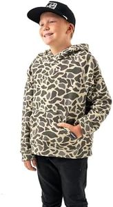 BURLEBO Youth Fleece Hoodie - Classic Deer Camo