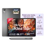 Lenovo Idea Tab Smartchoice with Pen|5G + Wi-Fi|11 Inch,2.5K Display, 500 Nits Brightness|8GB RAM + 256GB ROM(Expandable Up to 2 TB)|Mediatek Dimensity 6300|Android 15|4-Speakers with Dolby Atmos,Grey