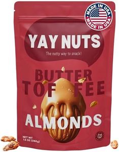 YAY NUTS Butter Toffee Almonds, 12 OZ