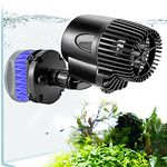 AQQA Wave Maker Pump, 2100GPH Aquarium Circulation Pump 360 Degree Rotatable Submersible Powerhead Pump with Magnet Suction Base for Marine and Freshwater Aquariums (15W)