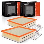 A-Premium 2-PC Engine Air Filter Compatible with Toyota Sequoia, Tacoma, Tundra, 2014-2023, 3.5L 4.0L 4.6L 5.7L, Replace# CA11895, 17801-0P100