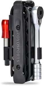 ZOYOSPORTS Mini Ratchet Wrench Tool Kit Multi-Function Repair Tools Waterproof Storage Box Tire Lever Screwdriver Spanner Set