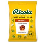 Ricola Original Cough Drops Bag, Pack of 12, Naturally Effective Throat Lozenges, Cough Sweets, 75 g