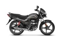 Hero Passion+ (Drum) Bike Black Grey Stripe Booking for Ex-Showroom Price
