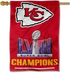 WinCraft Kansas City Chiefs Super Bowl LVIII Champions House Banner Flag