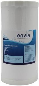 Envig K3 Iron and Hydrogen Sulfide 4.5” x 10” Whole House Water Filter Replacement, Catalytic Carbon KDF, Reducing Hydrogen Sulfide, Iron, Sediment, Chlorine, Chloramine, DBPs, PFAS/PFOS, Heavy Metal