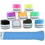 Tannius Tennis Racket Grip Tape, (6 or 9 Pack) Dry Feel Tennis Grips, Absorbent and Enhanced Tennis Overgrip (9-Pack Mixed Colors)