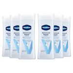 Vaseline Intensive Care Fragrance Free Advance Repair Lotion, 400 ml, Pack of 6