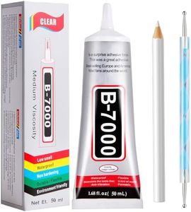 FITTDYHE B7000 Glue Clear with Precision Tip，50Ml B7000 Glue Clear for Rhinestones Glue for Crafts, Multipurpose Jewelry Glue for Fabric DIY Craft Makeup Shoes Jewelry Making Nail Art