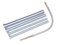 ISC 4-Piece Spring Tubing Benders Kit 4-in-1 Pipe Bender Set for O.D. 1/4", 5/16", 3/8", 1/2", and 5/8" Tubing – Durable, Rust-Resistant Spring Steel for Precise 180° Bends