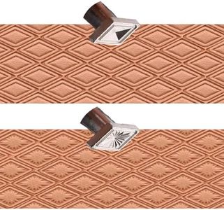 Leather Stamping Tools,2 Pack Professional Leather Stamps for Craft Working(84-18+87-38)
