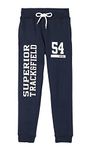 T2F Boy's Joggers Track Pant (9-10 Years, Navy)