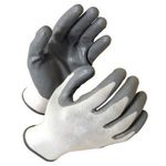 PARC Industrial Safety Nylon Anti Cut Resistant Hand Gloves, Grey -7 Pair