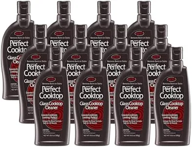 HOPE'S Perfect Cooktop Glass and Ceramic Cooktop and Stove Top Cleaner, Fast Acting and Removes Burnt on Stains from Glass Ceramic Smooth Top Ranges with its No Rinse Formula, 10.6 Fl Oz, Pack of 12