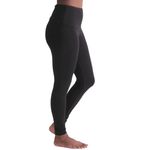 Pang Wangle Bug Repellent Feathersoft Leggings with Insect Shield® Repellent Technology in Lightweight Recycled Fabric, Black, Small