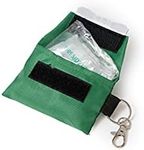 PrimaCare RS-8631 CPR Barrier Keychain Pouch with One Way Valve, Face Shield Mask Keyring with Filter