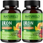 NATURELO Vegan Iron Supplement with