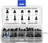 OCR 180Pcs Tactile Push Button Swit