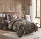 Realtree Comforter Set, 60/40 Cotton Polyester, Tan, Twin