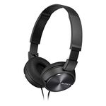 Sony MDR-ZX310-BLACK Wired Headphones with Lightweight Adjustable Headband and Swivel Earcups