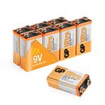 GP Batteries Ultra Alkaline 9V Pack of 8 | Superb operating time | Battery Can Be Used Across All Devices | Shelf Life Up TO 7 Years…