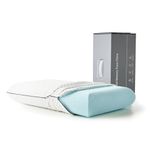 WEEKENDER Ventilated Gel Memory Foam Pillow - Washable Cover - King Size-White
