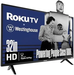 Westinghouse Roku TV - 32 Inch Smart TV, HD Television with Wi-Fi Connectivity and Mobile App, Flat Screen, Bluetooth, Compatible with Apple AirPlay, Alexa and Google Assistant
