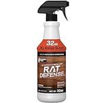 Exterminator’s Choice - Rat Defense Spray - 32 Ounces - Natural, Non-Toxic Rat and Mice Repellent, Mice and Rat Repellent Spray - Quick and Easy Pest Control - Safe Around Kids and Pets