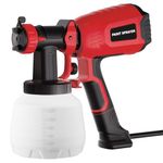 Paint Sprayer Electric Spray Gun: 700W Spray Paint Gun with 1200mL Tank, HVLP Gun with 4 Nozzles & 3 Patterns, Easy Cleaning Kit for House Painting, Furniture, Cabinets, Fence, Walls, Door (Red)