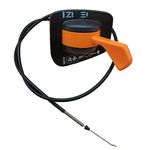 Single Lever Throttle Choke Control Cable Compatible with John Deere GY21107 X140 LA135 LA145 LA155 LA165 LA175 Lawn Tractor D0199