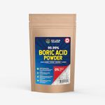 Eco Living Solutions - 99.99% Boric Acid Powder | Horticultural Garden Application | Multipurpose Cleaner | Laundry Additive | Bathroom Cleaner | Commercial Strength | Lab Grade - 1/2 Lb (8 Oz)