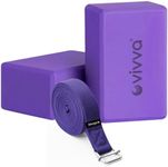 Vivva Yoga Blocks 2 Pack with Strap