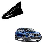 Universal Hub Shark Fin Antenna Universal Replacement Car Antenna Roof Aerial Waterproof Rubber Ring AM/FM Radio Signal Compatible for Maruti-Suzuki-Scross-Facelift