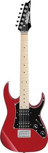 Ibanez GRGM 6 String Solid-Body Electric Guitar, Right, Candy Apple (GRGM21MCA)