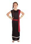 Bristol Novelty CC206 Roman Girl Costume, Red, Age 8-10 Years Old