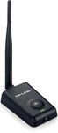 TP-Link TL-WN7200ND Wireless N150 High Power USB Adapter, 500 mw, 5 dBi High Gain Detachable Antenna, 802.1b/g/n, WEP, WPA/WPA2