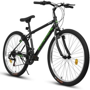 KIAPALNO Mountain Bike 24 Inch for Men Women, 21 Speeds High-Carbon Steel Frame, Front Suspension Sport Bicycle, Adult Teens MTB Bicycle for Snow City Commuters and Short Trip