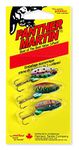 Panther Martin TH HG3 3 Pack TH Holographic Spinner #4, 3pk Assorted Kit, 1/8 Ounce