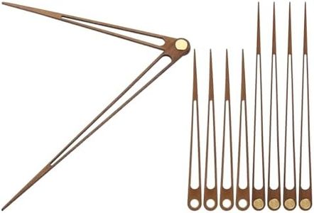 PATIKIL 5 Set Wooden Clock Hands Kit Replacement, Movement Wall Clock Parts for 14 Inch Wall Clock Repair DIY